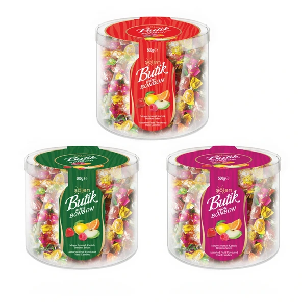 Şölen Butik Mınıbon Karışık Asetat Kutu 500g