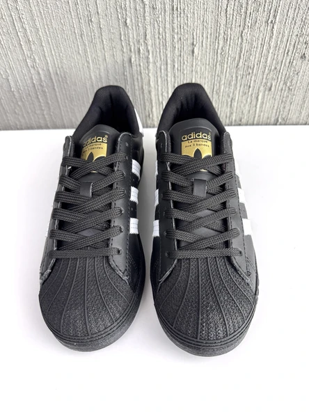 ADIDAS SUPERSTAR KADIN SPOR AYAKKABI SİYAH BEYAZ
