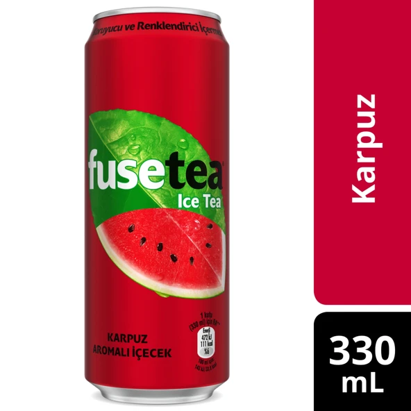 Fuse Tea Soğuk Çay Karpuz Aromalı İçecek Kutu 330 Ml