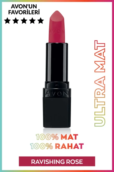 AVON ULTRA MAT RUJ RAVİSHİNG ROSE