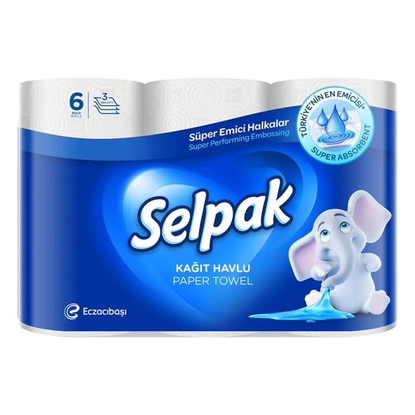 Selpak Kağıt Havlu 6lı