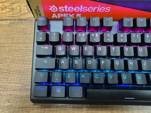 SteelSeries Apex 5 Hibrit RGB Blue Switch Kablolu Mekanik Oyuncu Klavyesi SSK64538 (İKİNCİ EL) - 5