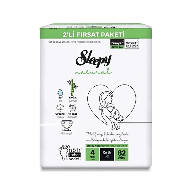 Sleepy 2li Fırsat Paketi Maxi 82li