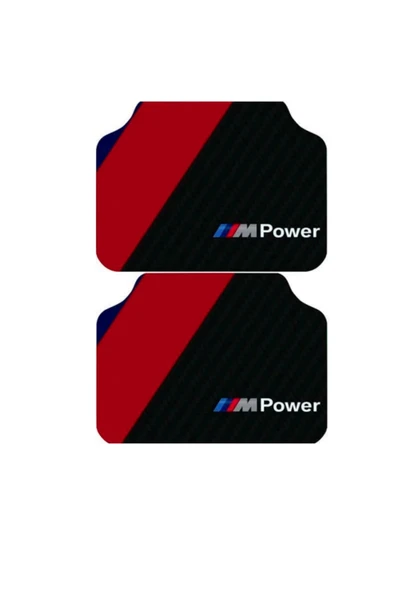BMW M Power Oto Paspas Leke Tutmaz Dekoratif Araç Paspası Tüm Araçlar İle Uyumlu - 2