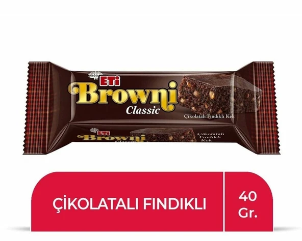 Eti Browni Çikolatalı Fındıklı Kek 40gr