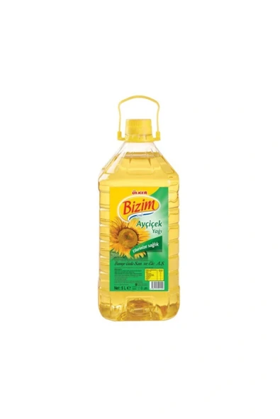 Ülker Bizim Ayçiçek Yağ Dar Pet 5lt