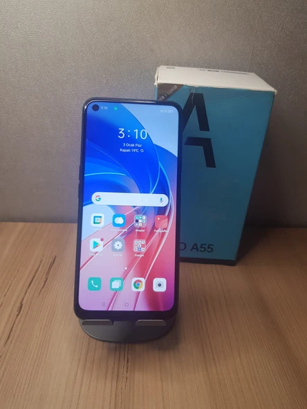 OPPO A55 64 GB TEŞHİR ÜRÜNÜ ADINIZA FATURALI GARANTİLİ - 2