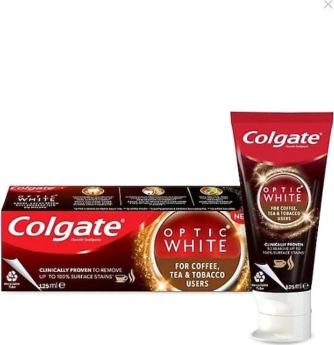 Colgate Optic White Çay-kahve-sigara 125ml