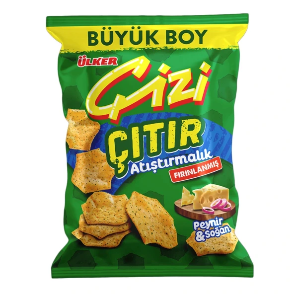 Ülker Çizi Çıtır Peynir&soğan Aromalı 80gr