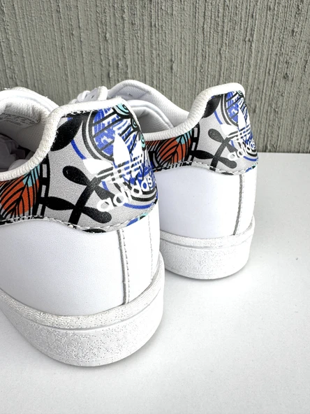 ADIDS SUPERSTAR ERKEK SPOR AYAKKABI GRAFİT-BEYAZ - 4