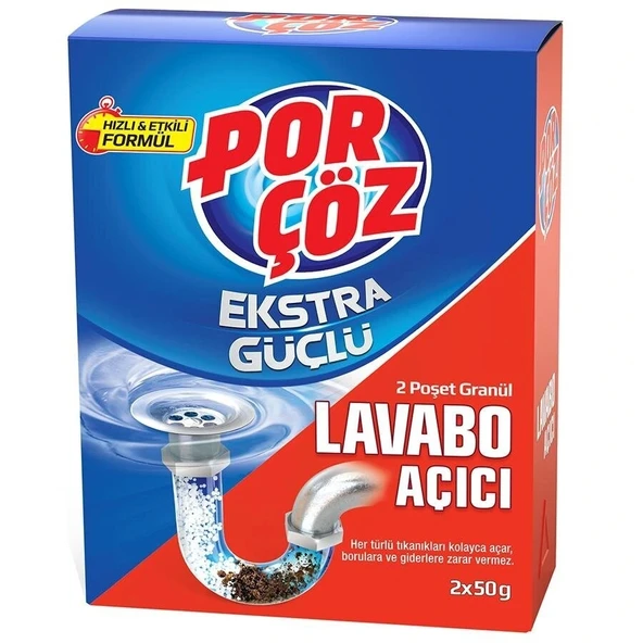 Porçöz Granül Lavabo Açıcı 100gr