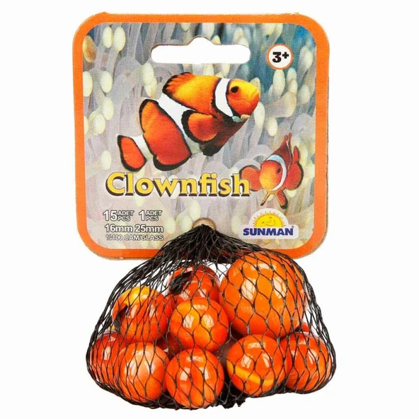 SUNMAN MISKET CLOWNFISH TURUNCU15+1 (G4035) ürün görseli