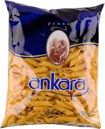 Ankara Makarna Kalem Penne 500 Gr Vitaminli