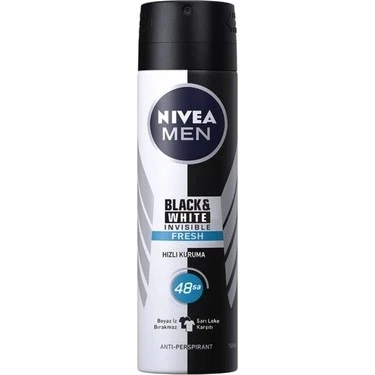 Nııvea Sprey Invısıble Black%white Erk 150ml