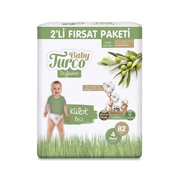 Baby Turco 2li Fırsat Paketi Maxi 82li