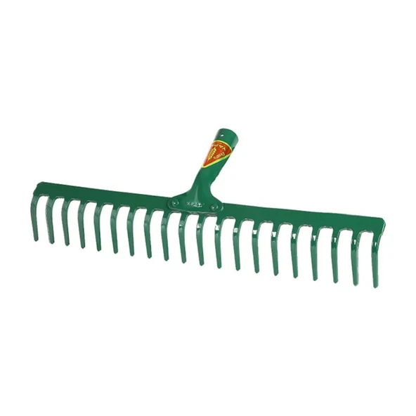 Metal Tırmık 20 Diş Tarla Bahçe Peyzaj Ot Yaprak Taş Çöp Toplama Tırmık Çelik - 3