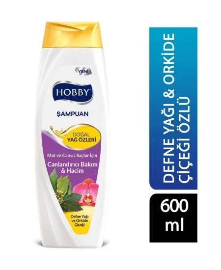 Hobby Şampuan 600ml Defne Orkide