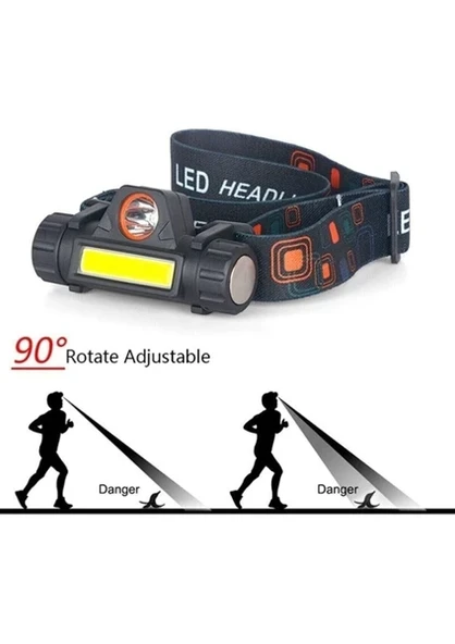 Kafa Lambası WL-00120 Su Geçirmez Cob LED