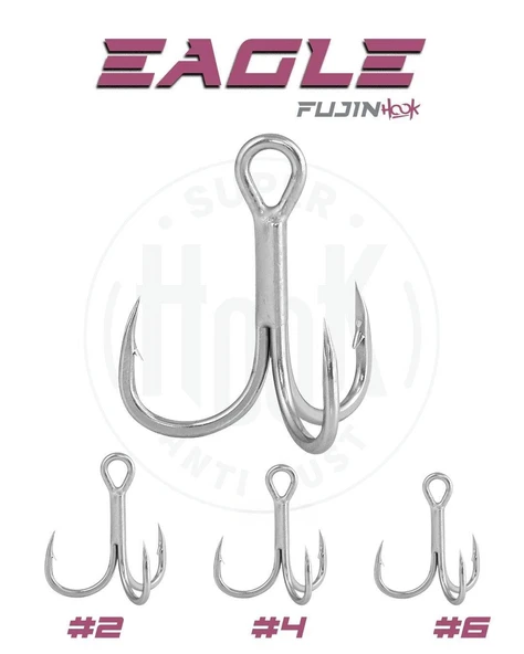 Fujin Eagle Süper Anti-Rust Üçlü Kanca