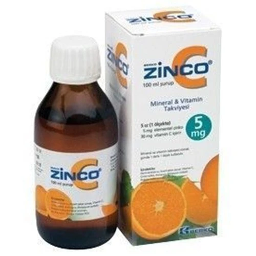 Zınco-C 100 Ml Surup Vıtamın Ve Mınarel Iceren Teg