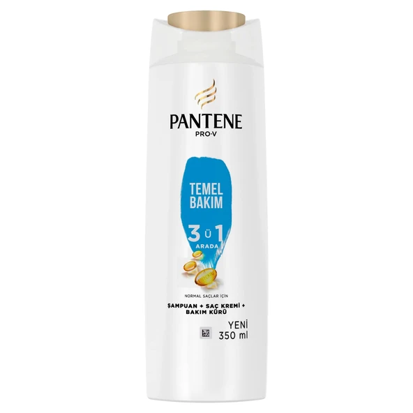 Pantene Şampuan 350ml Temel Bakım 3ü1 Arada - 1