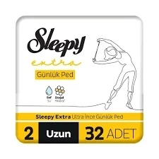 Sleepy Extra Günlük Ped 2no 32li
