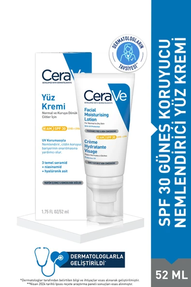 Cerave Nemlendirici Yüz Kremi SPF30 52 ml