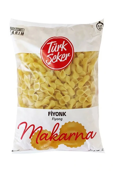 Türk Şeker Makarna Fiyonk 500gr