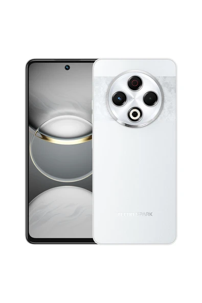 Spark 30 KL6 8/128 Astral Buz Beyaz (TECNO Türkiye Garantili)