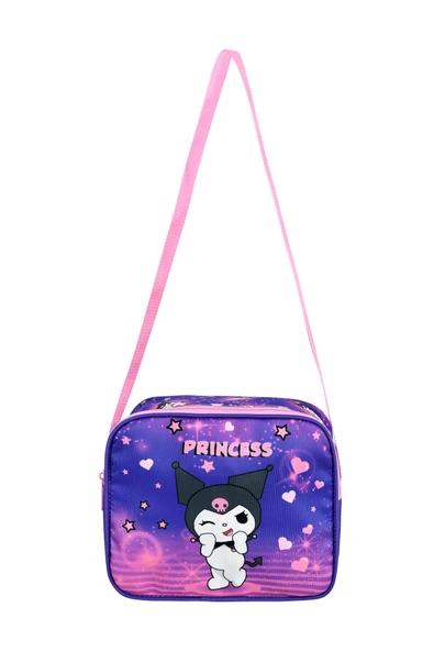 Waddell Mor Kuromi Desenli İlkokul Çantası Beslenme Çantalı 25210 - 6