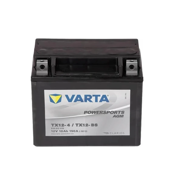 # 10AH TX12-BS MOTOSİKLET AKÜSÜ - VARTA