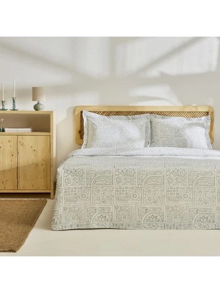 Kaşmir Home Hanne %100 Pamuk Tove Çift Kişilik Pike Takımı Mint