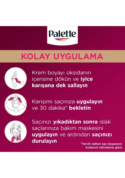 Palette Deluxe Saç Boyası Kalıcı Renkler 6-0 Koyu Kumral 50ml - Resim 8