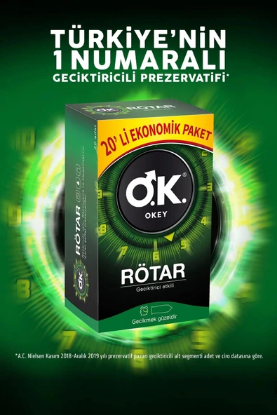 Okey 20li Rötar Paket 2li - 3