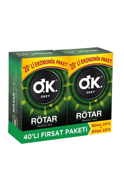 Okey 20li Rötar Paket 2li