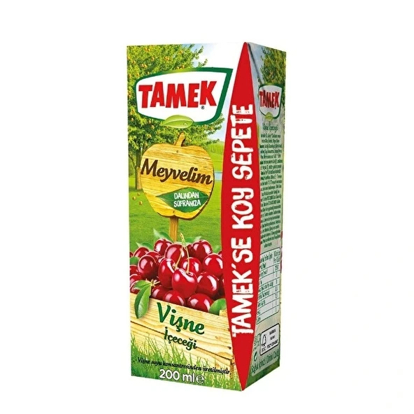 Tamek Meyvelim Vişne 200ml