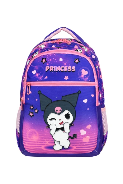 Waddell Mor Kuromi Desenli İlkokul Çantası Beslenme Çantalı 25210 - 3