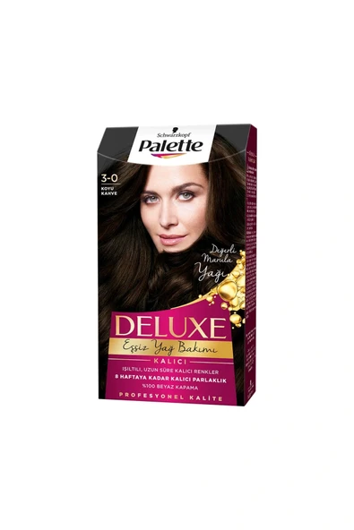 Palette Deluxe Saç Boyası 3-0 Koyu Kahve 50