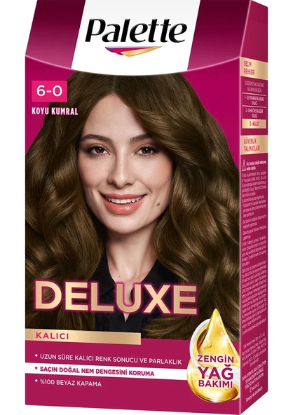 Palette Deluxe Saç Boyası Kalıcı Renkler 6-0 Koyu Kumral 50ml - Resim 2