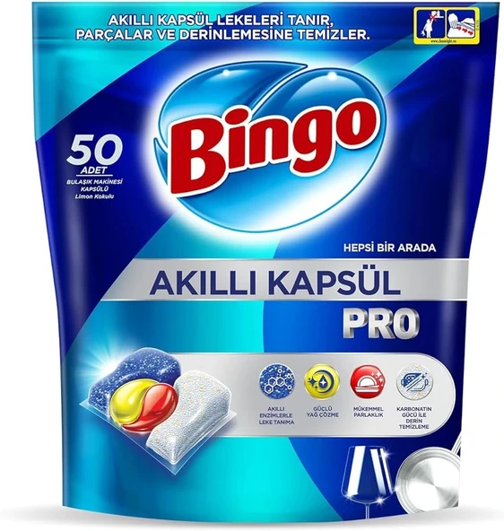 Bingo Bulaşık Kapsülü 50li Pro