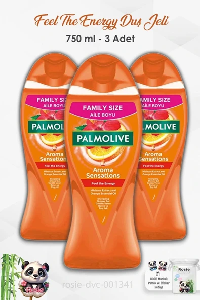 Palmolive Duş Jeli 500 Ml Aroma Sensatıons Hibiscus Paket 3lü