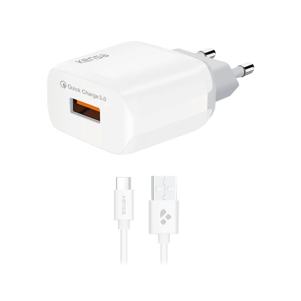 Kensa QC-50 USB Type-C Kablolu