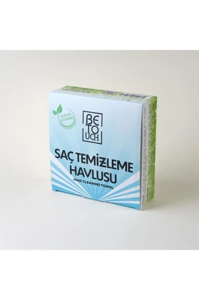 Be Touch Aloe Vera Keratin ve Kolajen İçerkli Saç Temizleme Havlusu 10 Adet - 2