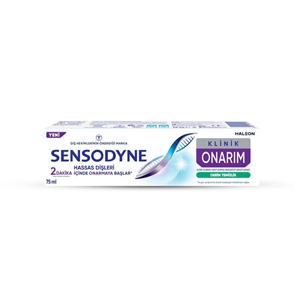 SENSODYNE DİŞ MACUNU KLİNİK ONARIM DERİN TEMİZLİK 75 ML