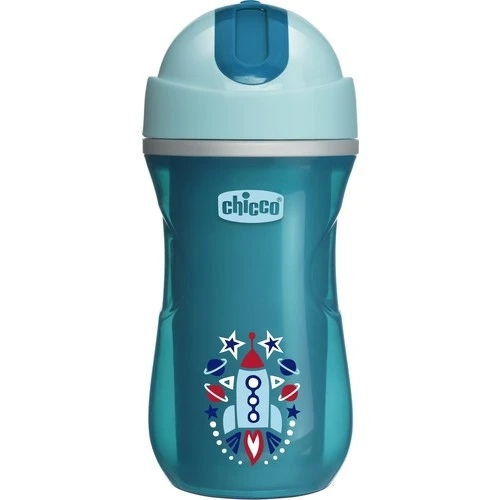 Chicco Bardak Isı Yalıtımlı Sport Pipetli 14 Ay+ Erkek
