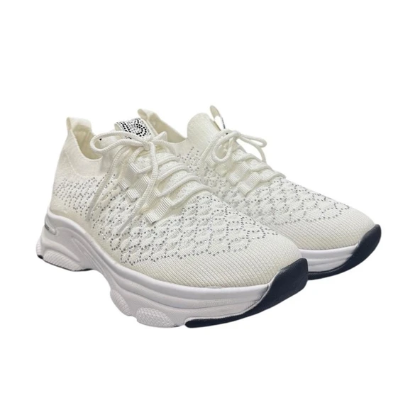 Aybaak 5008 Taşlı Dolgu Topuk Kadın Ayakkabı Sneaker