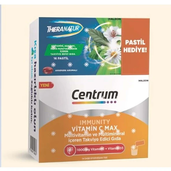 Centrum Immunıty Vıtamın C-Max +Theranatur Pastıl