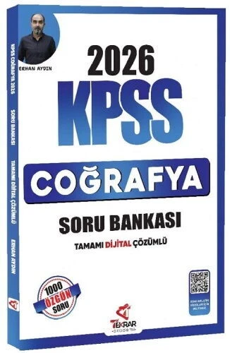 Tekrar Akademi 2026 KPSS Coğrafya Soru Bankası - 2