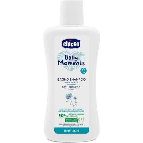 Chicco Şampuan Saç Ve Vücut Baby Moments Göz Yakmayan 200Ml