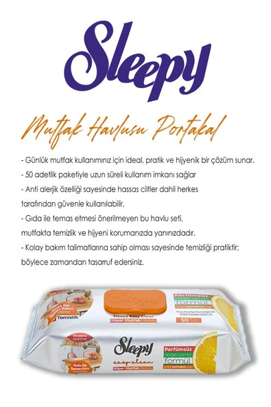 Süper Mutfak Havlusu Bergamot (x2) ve Portakal (x2) 50'li ve ROSIE - Resim 3